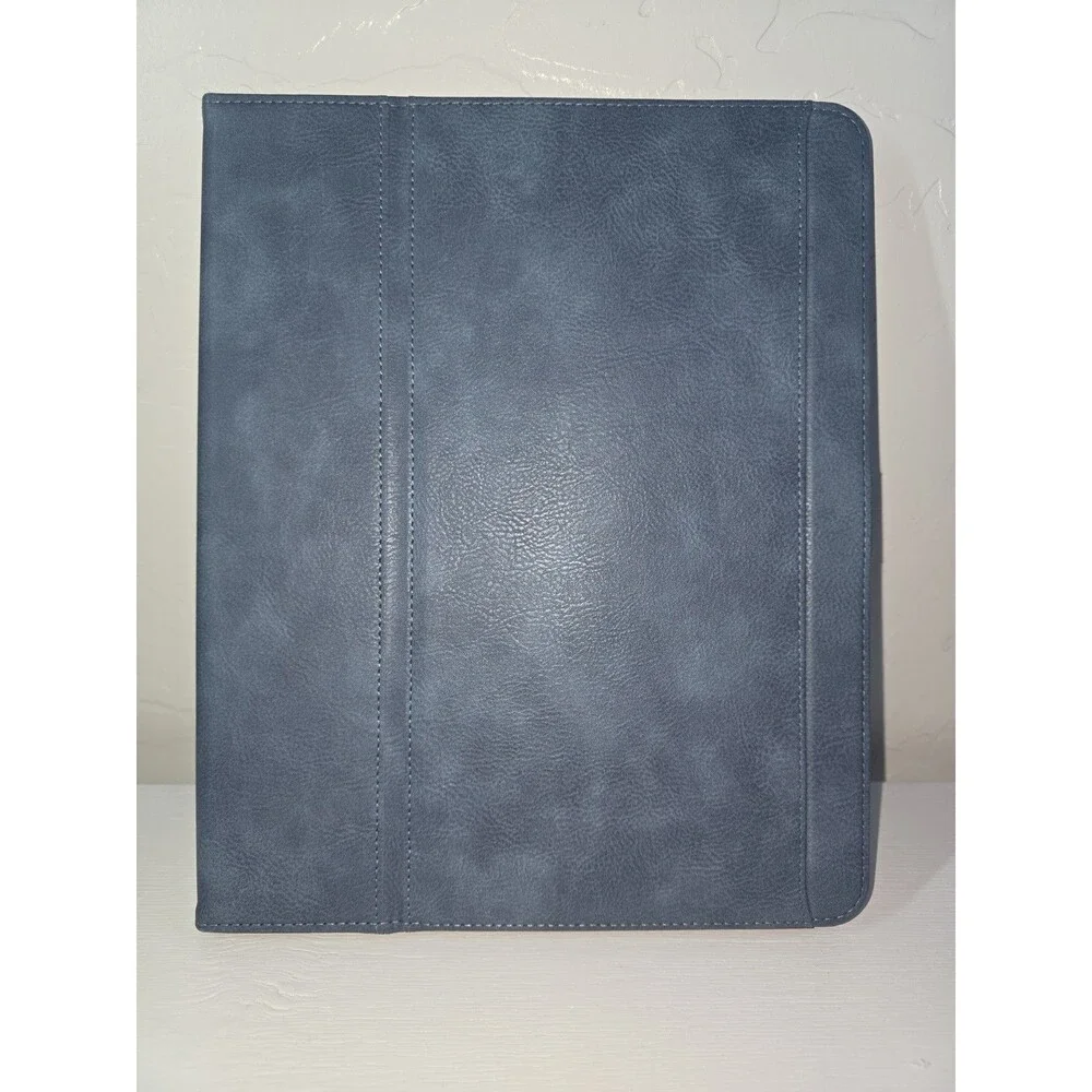 Handmade Case for iPad Pro 11 Inch (M5/M4) 2025/2024 with Pencil Holder Blue